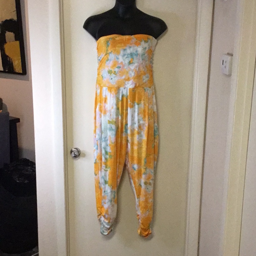 Halter Tye Dye Jumpsuit